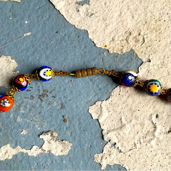Vintage Venetian Murano Millefiori beaded necklace - Picture 4 of 4